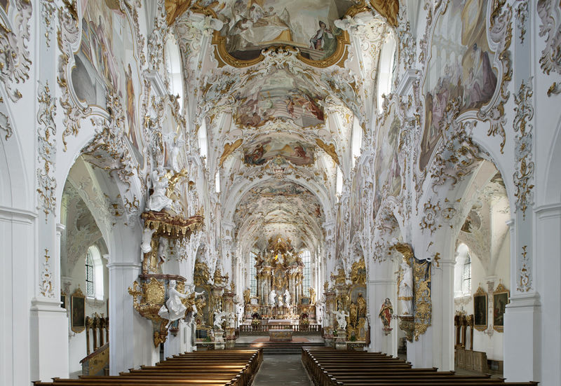 Klosterkirche Rottenbuch innen - © Ammergauer Alpen GmbH, Horst Preisenhammer