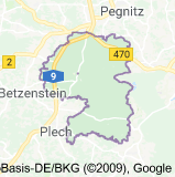 Karte von Veldensteiner Forst